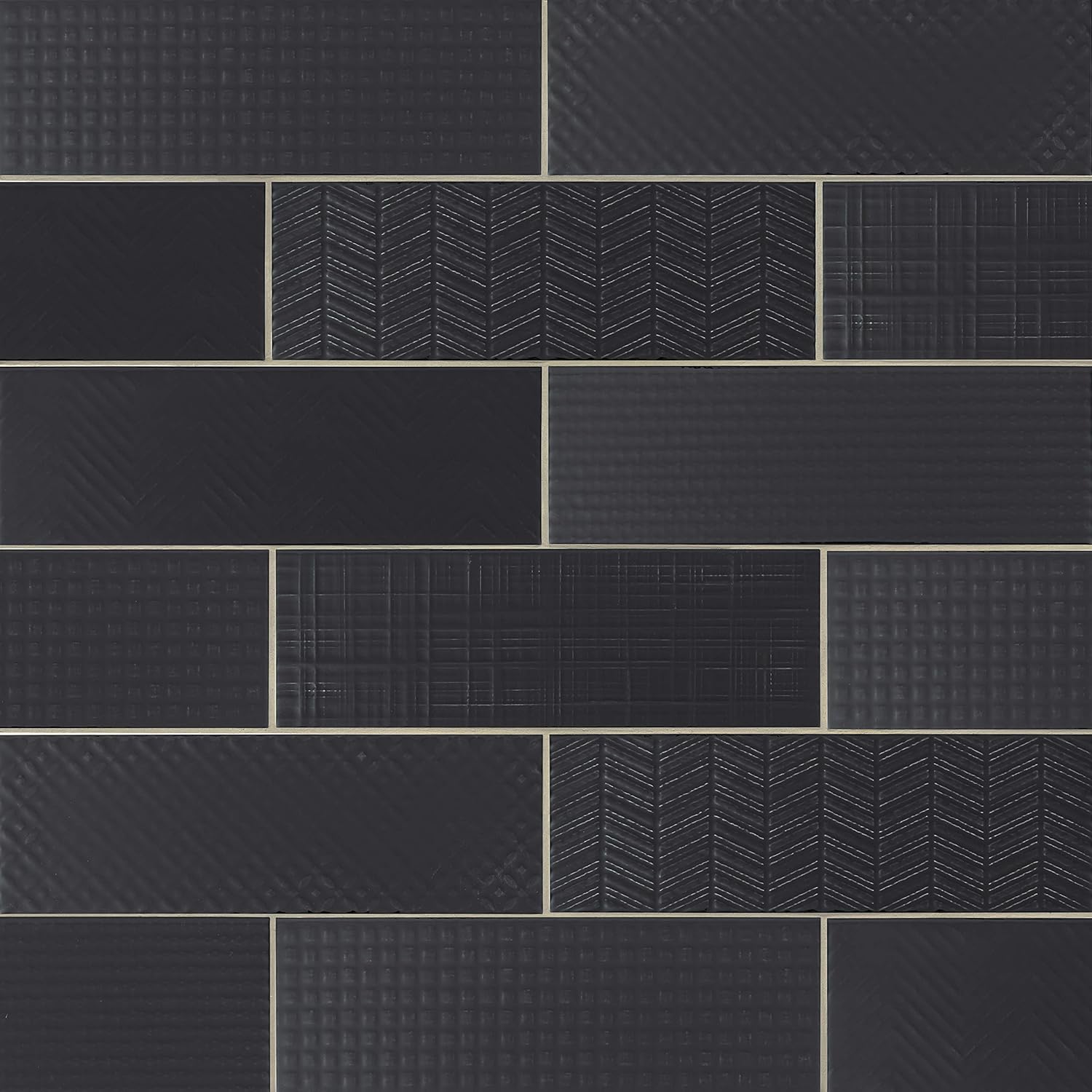 MSI Urbano Ink – Azulejo de pared de metro de cerámica brillante de 4 x 12 pulgadas para baño, cocina, azulejos de pared decorativos y azulejos de