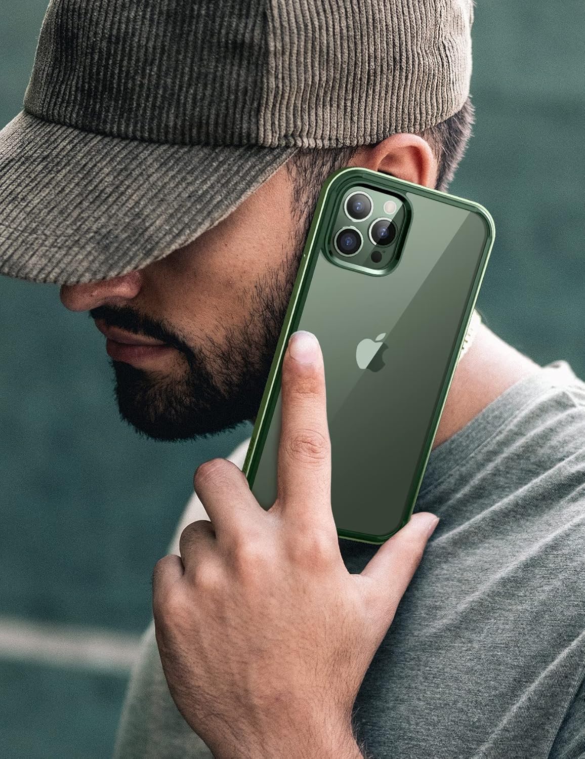 SUPCASE Funda para iPhone 13 Pro Max (borde de escarabajo de unicornio), protección de grado militar antiarañazos marco delgado transparente a