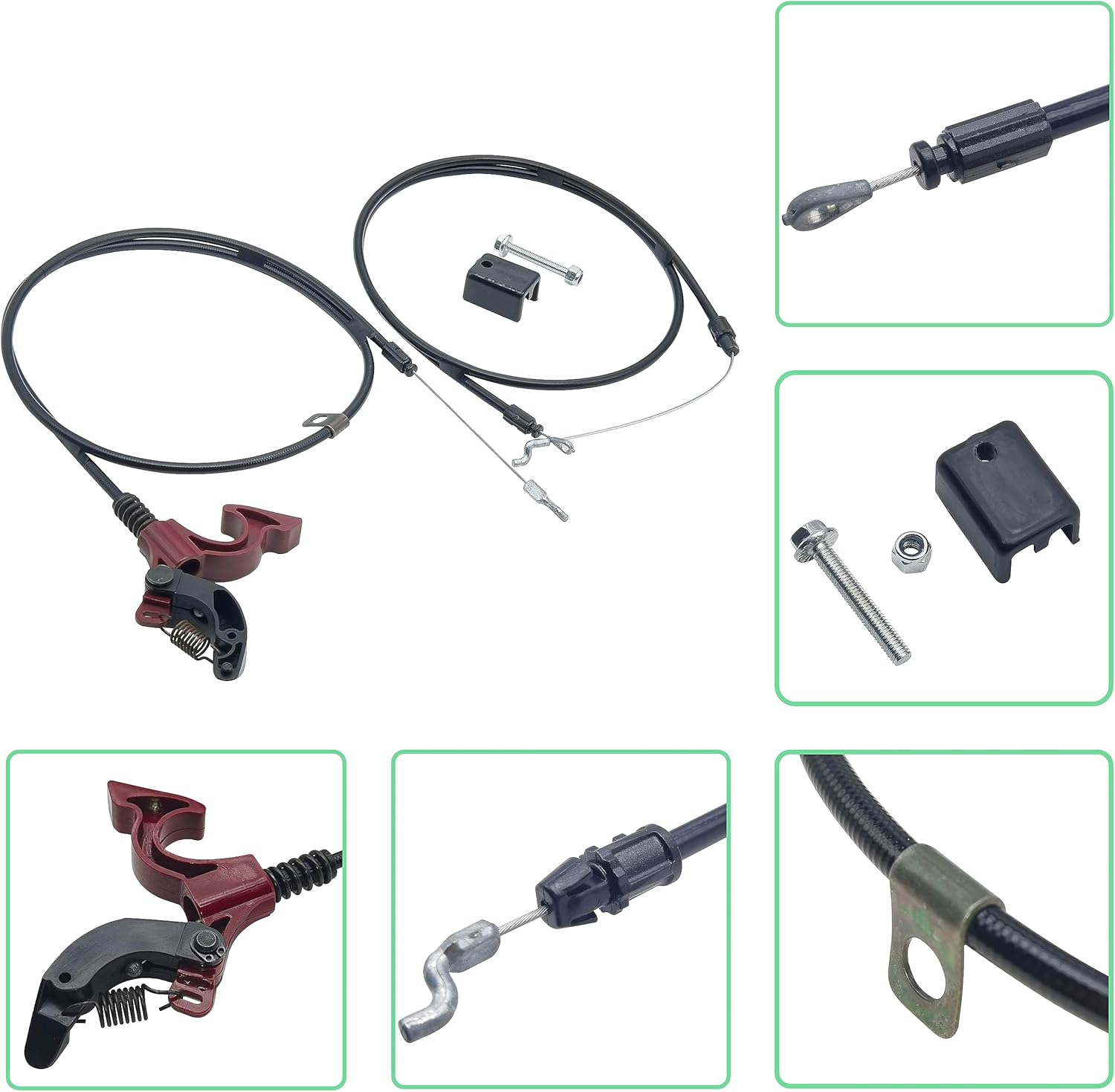 587326602 Kit de cable de control para Husqvarna Craftsman Cable Replacement433744 917374356 438392 586837702 583530201 cortacésped