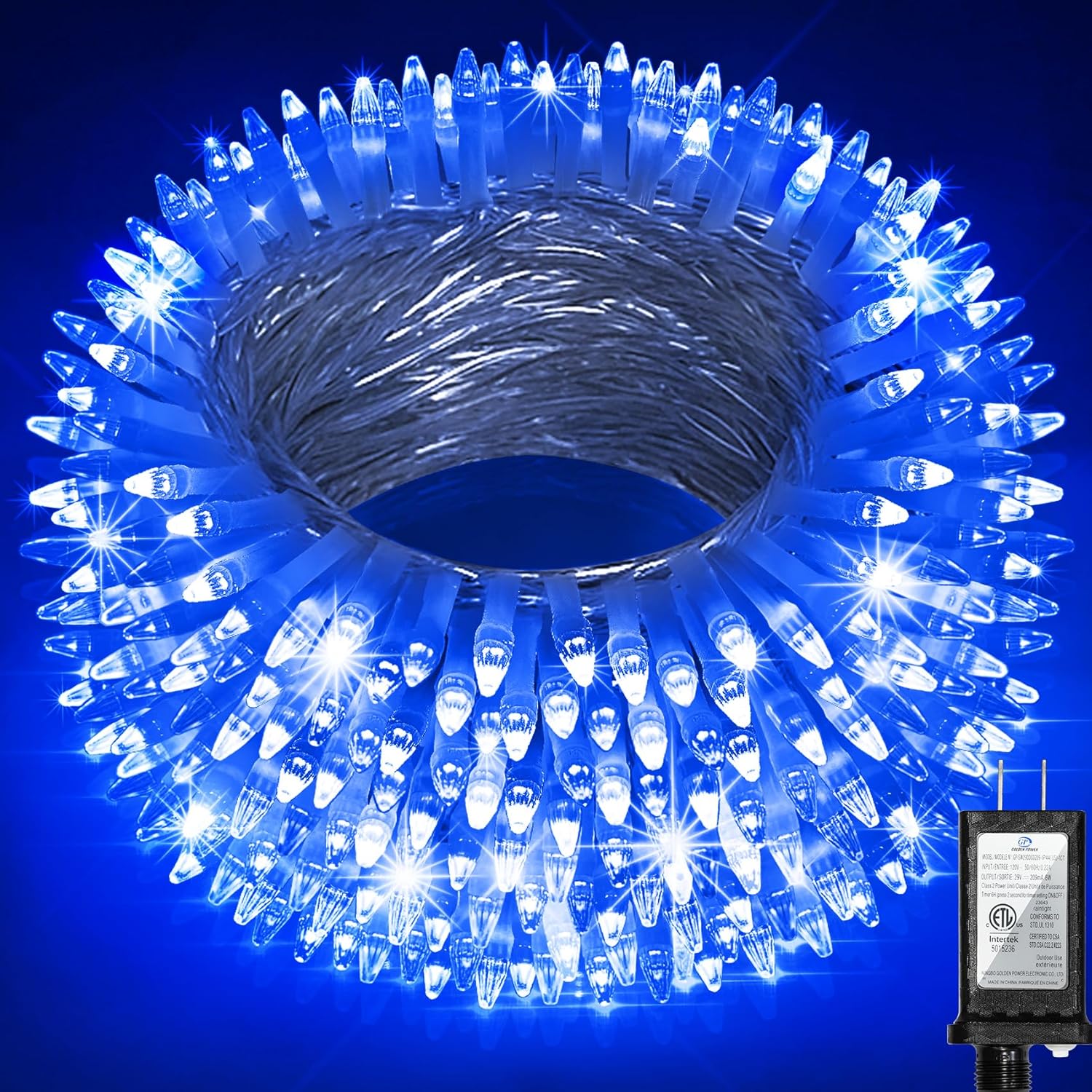 Luces de Navidad de 492 pies para exteriores, 1300 luces LED extralargas, 8 modos, luces de árbol de Navidad, con temporizador y función de mamá,