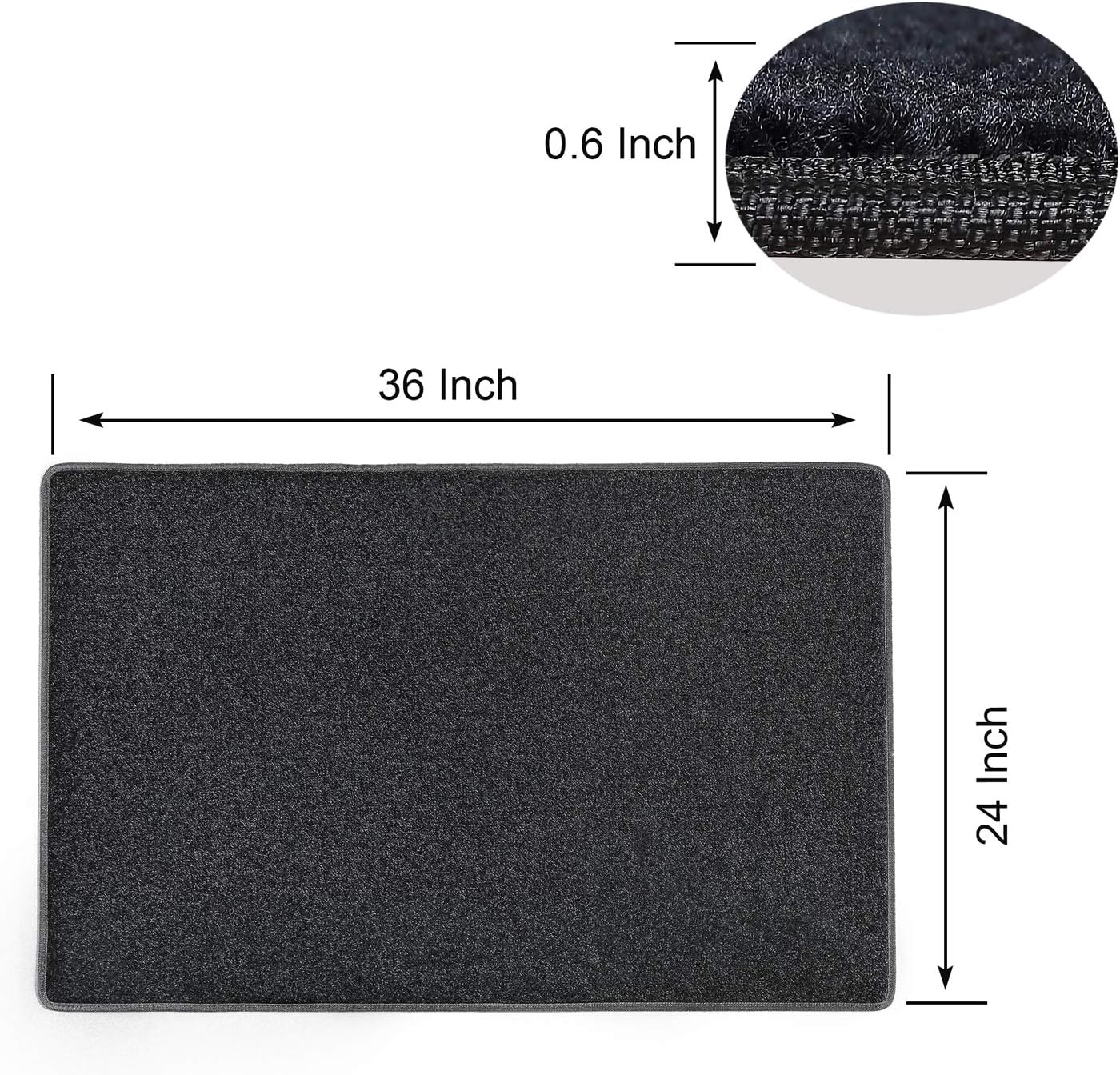 PURE ERA Alfombra para escaleras, sin cinta, autoadhesiva, antideslizante, antideslizante, para interiores, alfombra de piso para cocina, baño,