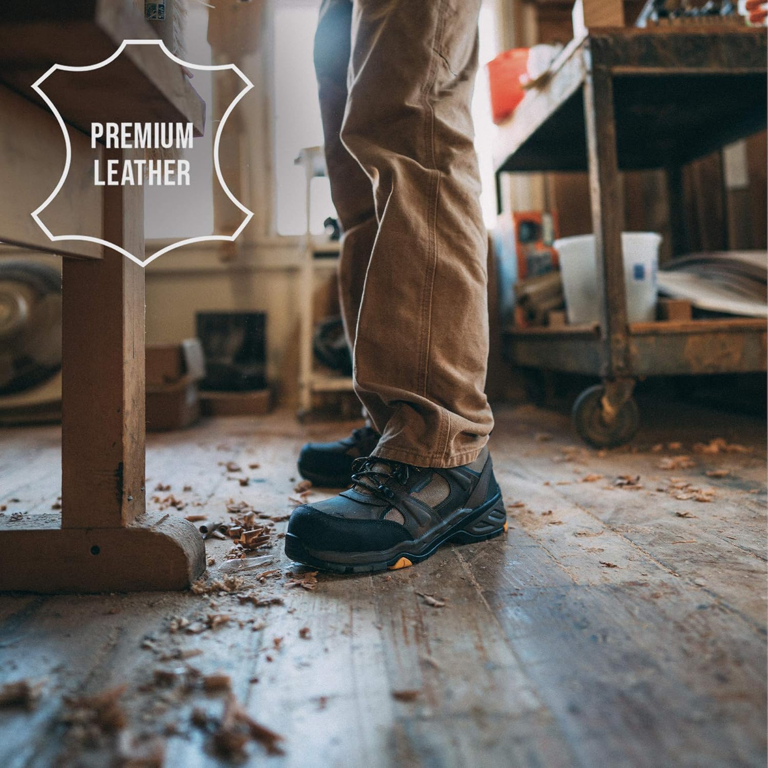 Kodiak Rapid Compuesto Toe Botas de trabajo impermeables para hombre
