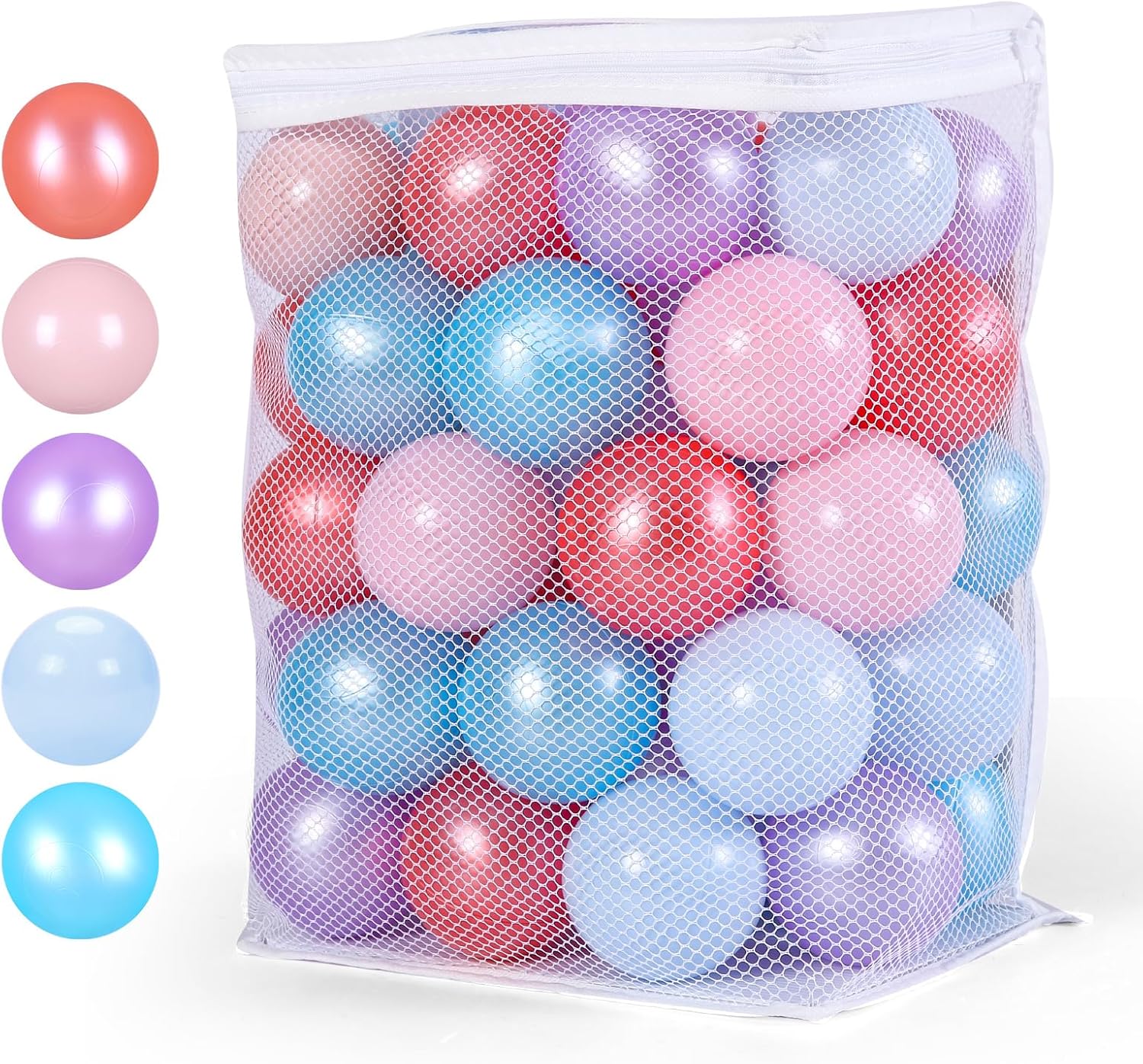 Pelotas para hoyos de bolas, sin ftalatos, sin BPA, bolas de plástico no tóxicas para niños y diversión para jugar