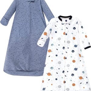 Hudson Baby Saco de dormir unisex de algodón de manga larga, saco de dormir, manta Hudson Baby Saco de dormir unisex de algodón de manga larga, saco de dormir, manta