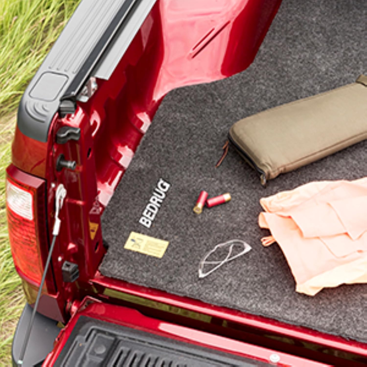 Bedrug Tapete de cama clásico  Se adapta a Ram 1500 2019 – 2024 (nuevo estilo de carrocería) (modelos con spray o sin forro de cama) 76.3 cama, gris