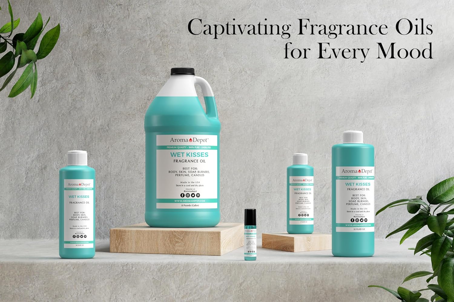 Wet Kisses – Aceite de fragancia I Perfume I Skin Oil I Aceite perfumado. Proyectos de bricolaje como velas, bombas de baño, mantecas corporales,
