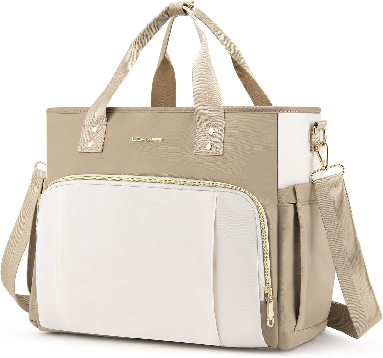Lonchera para mujer, elegante y aislada, resistente a la humedad, regalos con múltiples bolsillos, correa extraíble, lonchera reutilizable a prueba