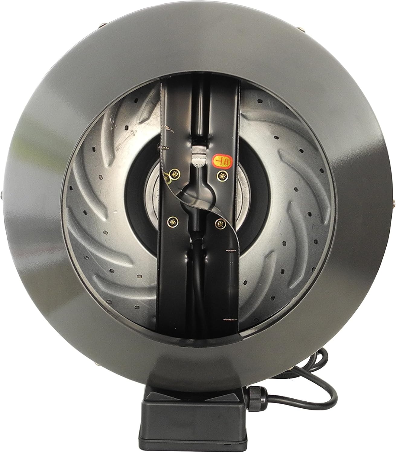 Hydro Crunch N201111-202080-DT Ventilador en línea de 4 pulgadas 188 CFM y filtro de carbono de 4 x 12 pulgadas con kit de ventilación hidropónica