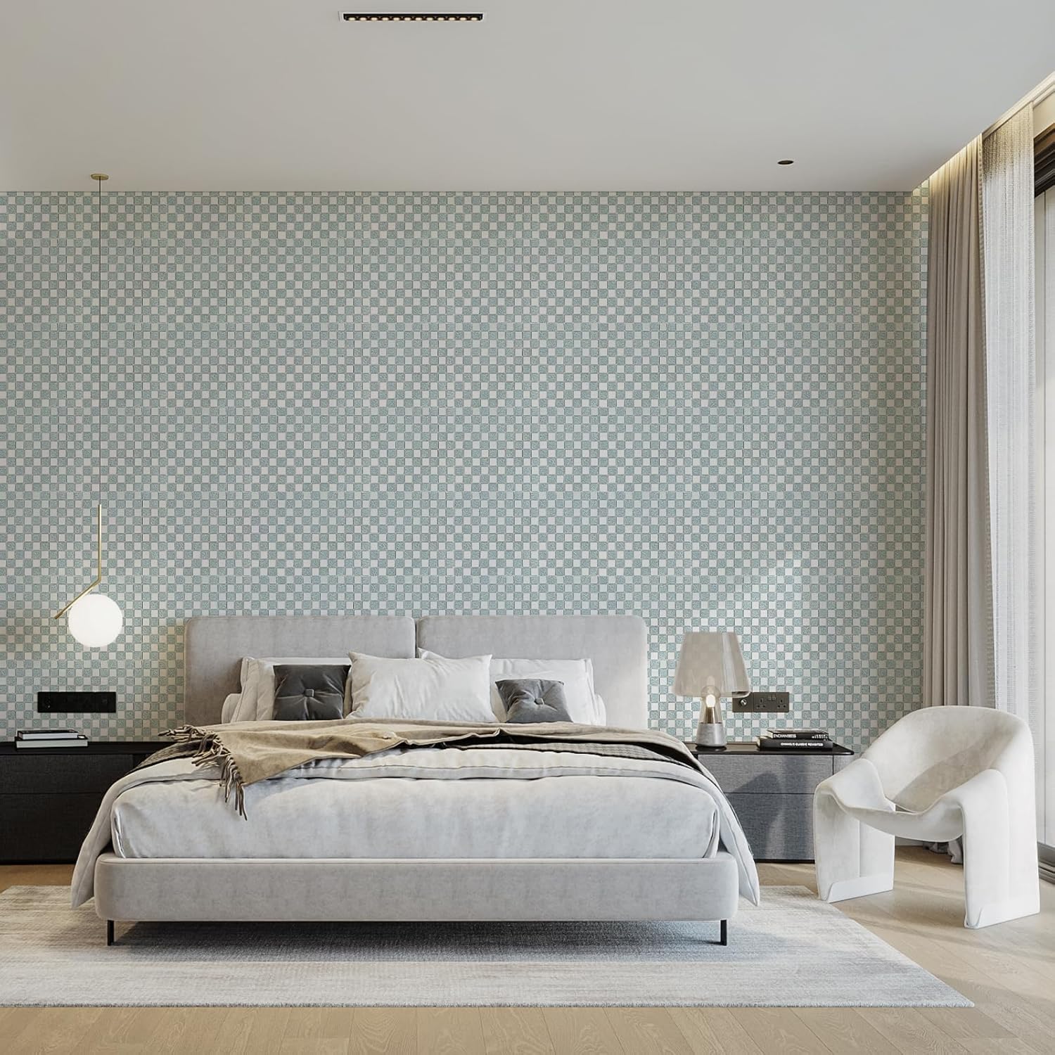 6 hojas de azulejos de mosaico de espejo plano cuadrado plateado para salpicaduras de cocina y pared de baño