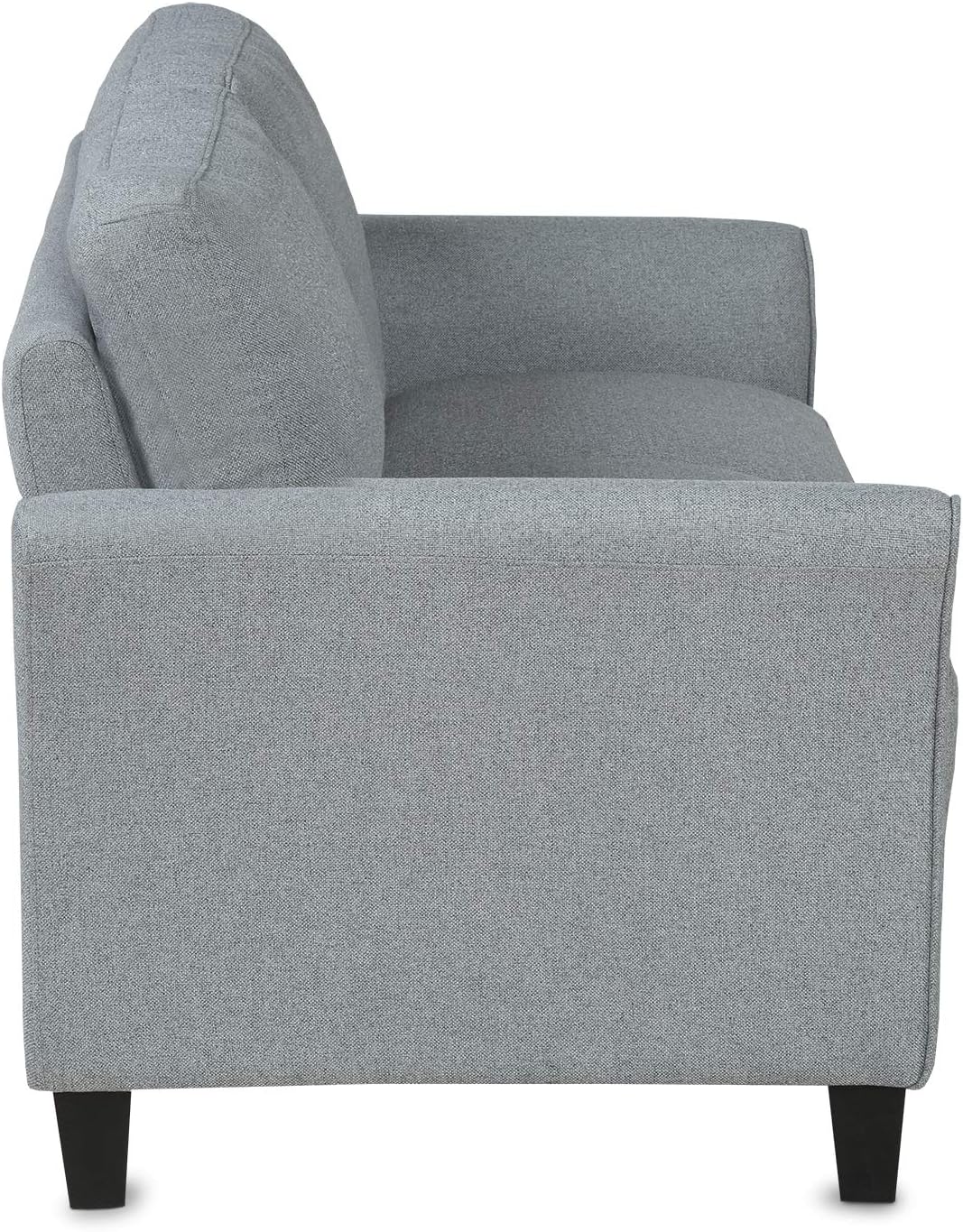 Goohome Sofá biplaza moderno de 2 plazas, muebles de sala de estar, sofá doble, cómodo sofá extra profundo, sofá para espacios pequeños, sala de