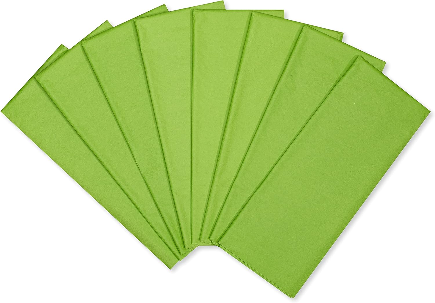 Papyrus 8 hojas de papel de seda verde lima de 20 x 26 pulgadas para el día del padre, graduación, cumpleaños y todas las ocasiones