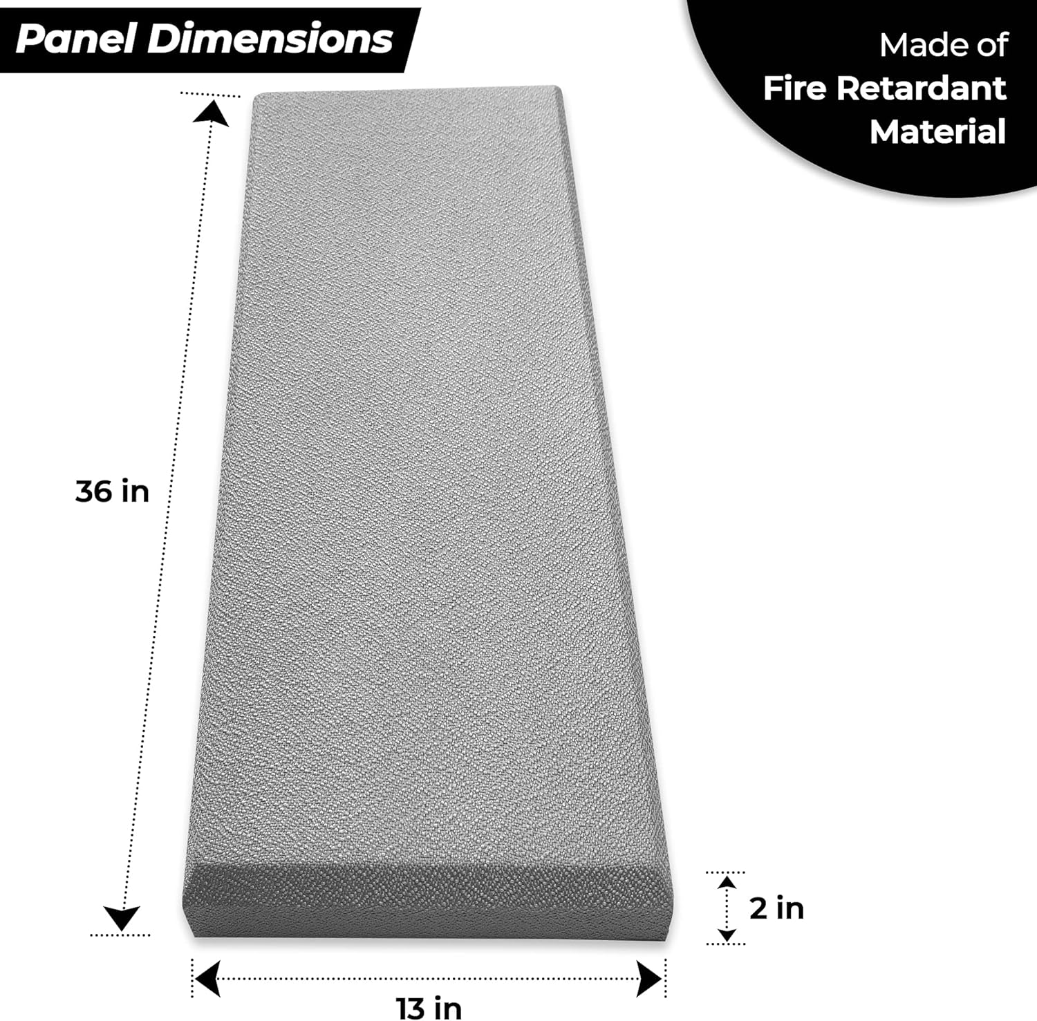 Panel acústico rojo burdeos  Fibra de vidrio paquete de 2  Panel profesional de absorción de sonido  Panel decorativo a prueba de sonido  Panel de