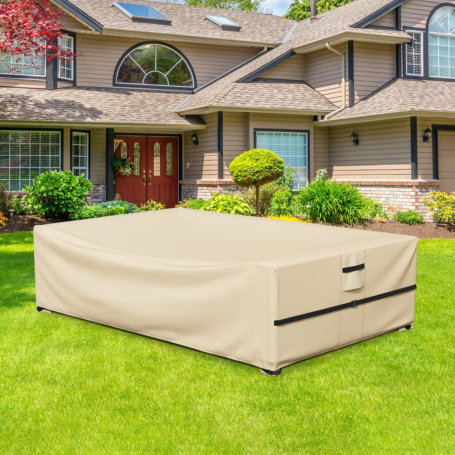 Funda impermeable para muebles de exterior, fundas para muebles de patio, funda modular resistente 500D para exteriores, protección para todo tipo