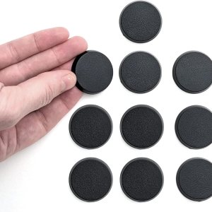 Stonehaven Miniatures Paquete de 10 bases en miniatura en blanco, 1.260 in de diámetro, diseñadas para miniaturas de juego de guerra de mesa a Stonehaven Miniatures Paquete de 10 bases en miniatura en blanco, 1.260 in de diámetro, diseñadas para miniaturas de juego de guerra de mesa a