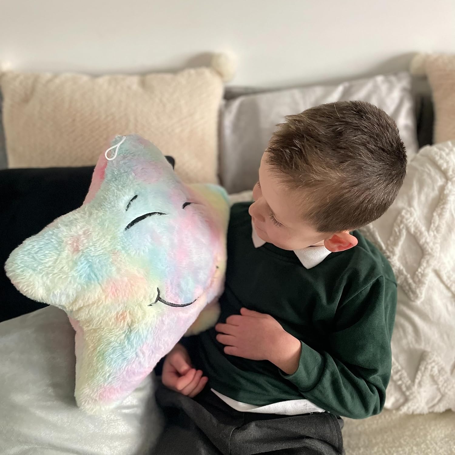 LoveHugs Juguetes sensoriales de peluche con estrellas musicales, juguetes sensoriales para autismo, juguetes para recién nacidos, juguetes