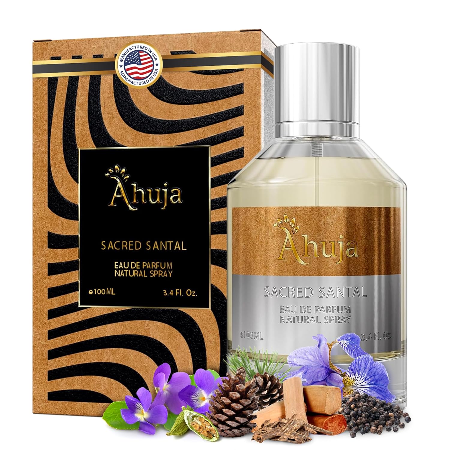 AHUJA Sagrado Santal 3.4 fl oz Eau De Parfum Unisex