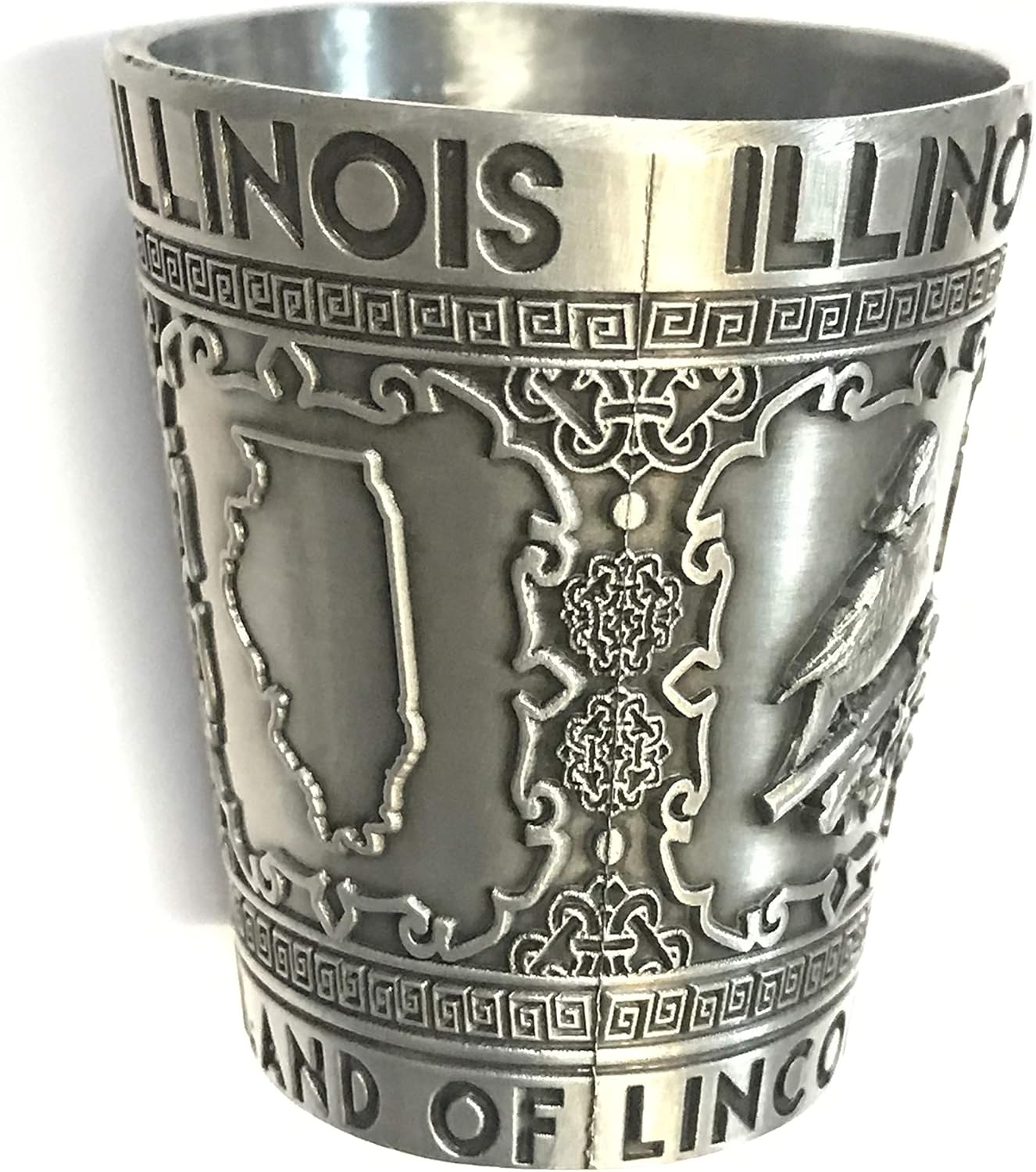 States Souvenir Metal Shot – Texas, Nashville, Indiana, Iowa, St. Louis, Chicago, Kentucky, Ohio, Illinois, chupito de metal coleccionable con