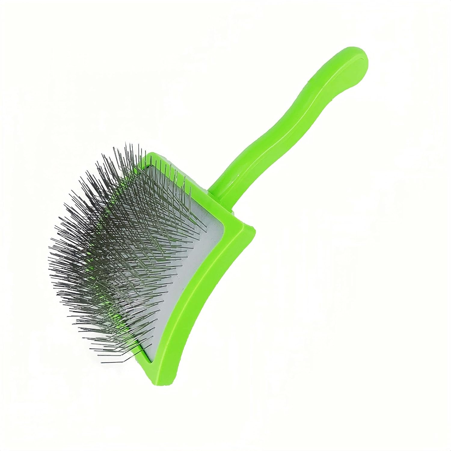 Cepillo para perros de pelo largo, caniches, garabatos dorados, cepillo para perros grandes, cepillo de alambre para aseo de mascotas y deshedding