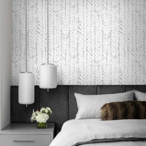 Guvana Papel tapiz de espiga gris y blanco, papel de contacto autoadhesivo a rayas, papel tapiz de despegar y pegar, papel tapiz extraíble para Guvana Papel tapiz de espiga gris y blanco, papel de contacto autoadhesivo a rayas, papel tapiz de despegar y pegar, papel tapiz extraíble para