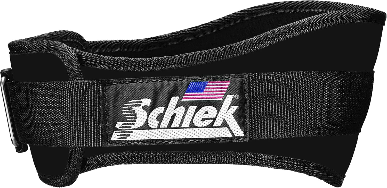 Schiek Sports 2006 Nylon 6″ Weight Lifting Belt – Support Belt for Power Lifting