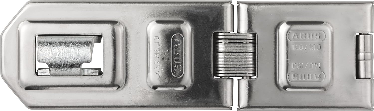 Abus Cerrojo de acero inoxidable 140190 C, 7-12 pulgadas, plateado