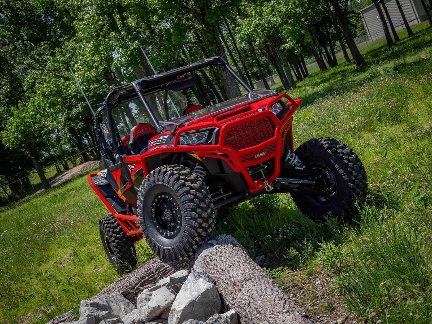 SuperATV Brazos A en caja para Polaris RZR XP 1000  XP 4 1000 (2014+) – Negro