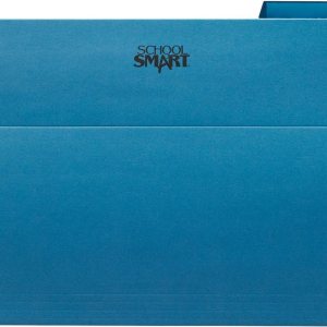 School Smart Carpetas colgantes tamaño carta con pestaña de corte de 15, paquete de 25 unidades, color azul School Smart Carpetas colgantes tamaño carta con pestaña de corte de 15, paquete de 25 unidades, color azul