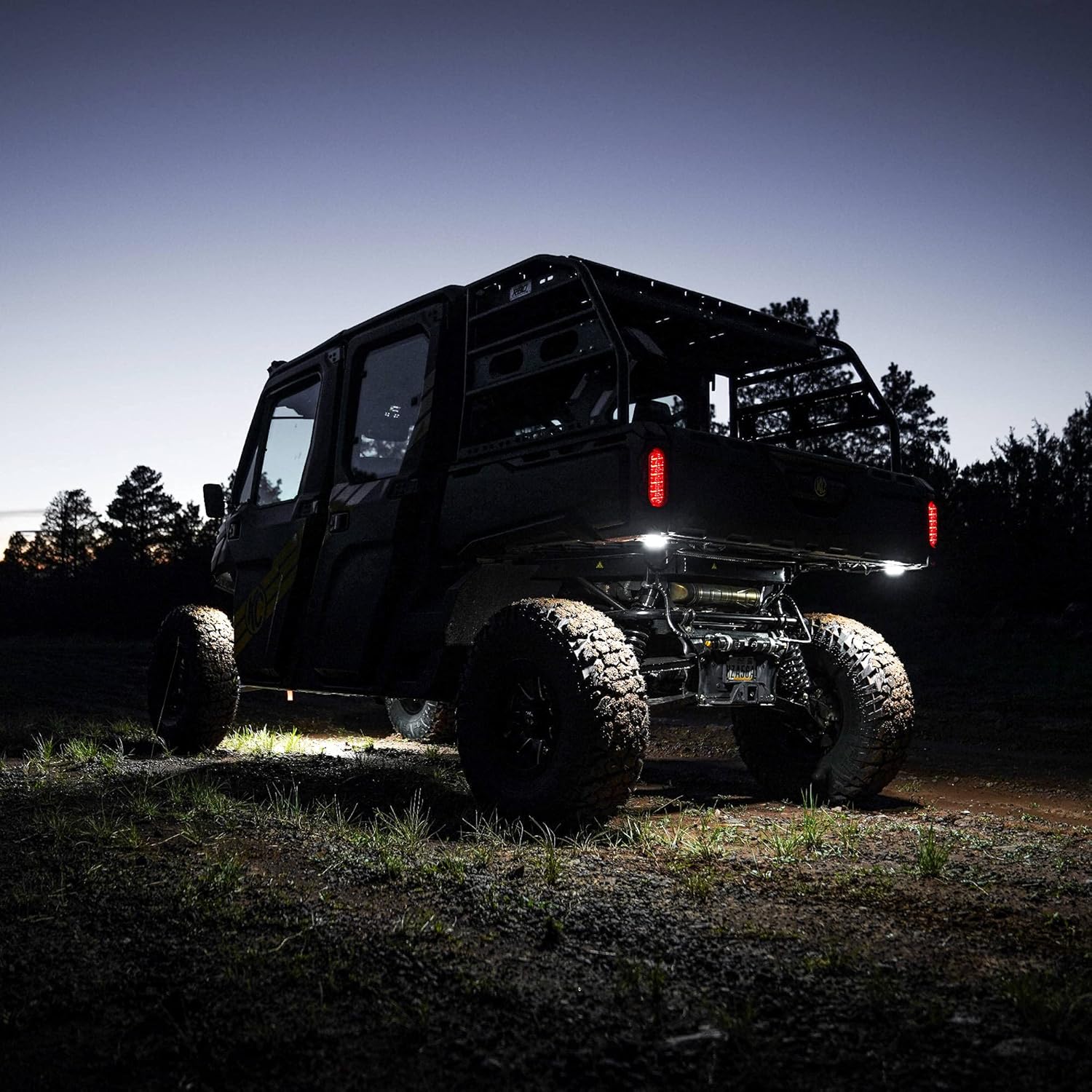 KC HiLiTES Cyclone V2 LED – Luz única – Lente transparente – Haz de inundación de 5 W