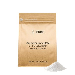 Pure Original Ingredients Sulfato de amonio (1 lb) Acidificante del suelo, sal de sulfato inorgánico. Pure Original Ingredients Sulfato de amonio (1 lb) Acidificante del suelo, sal de sulfato inorgánico.