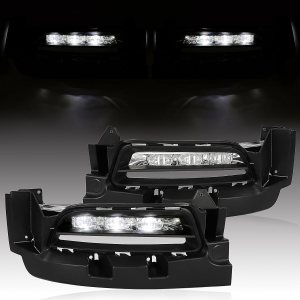 HECASA Par de luces antiniebla LED compatibles con Dodge Charger 2015-2022 de repuesto para 68214428AB 68214427AB 68214427AB lente transparente del HECASA Par de luces antiniebla LED compatibles con Dodge Charger 2015-2022 de repuesto para 68214428AB 68214427AB 68214427AB lente transparente del