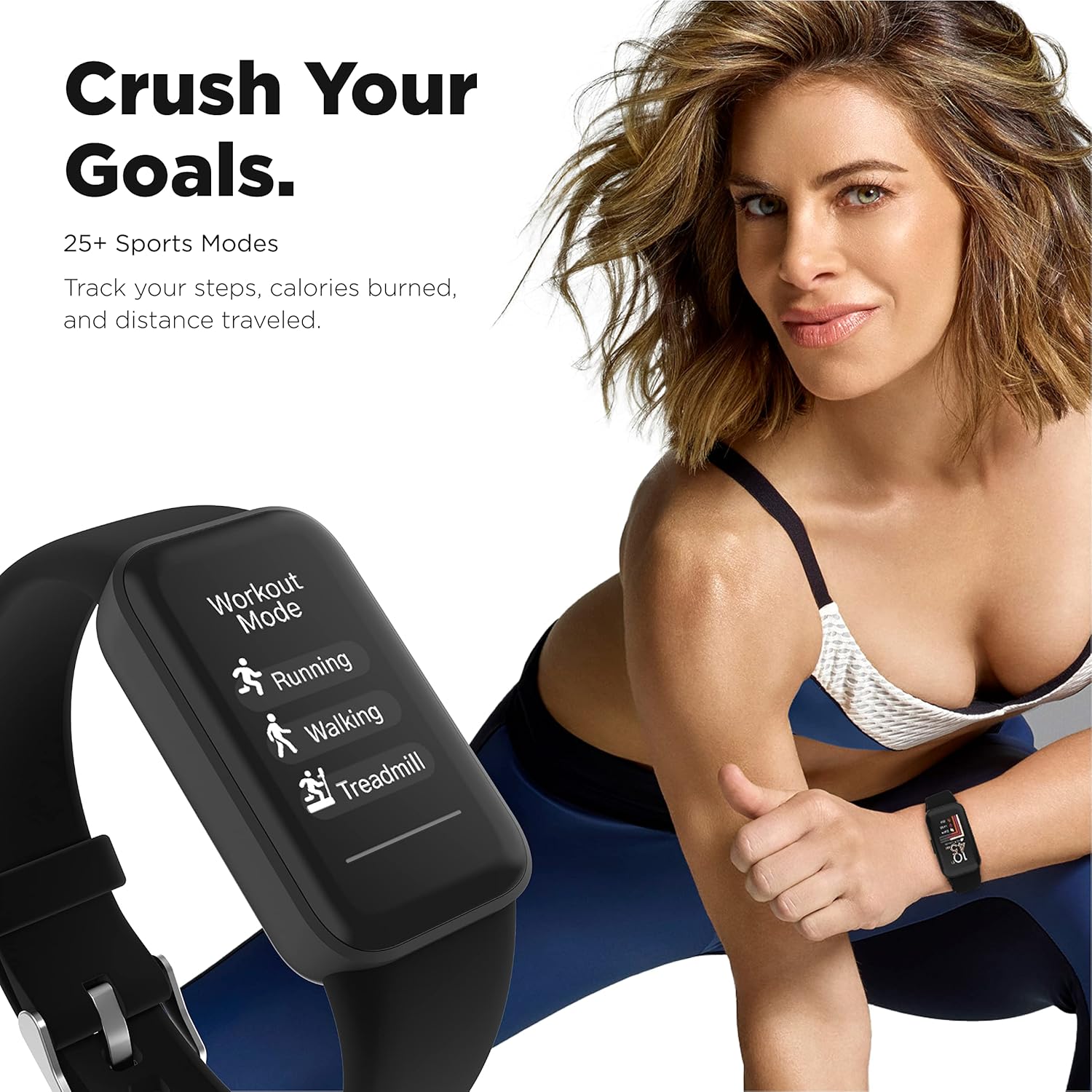 iTouch Active Fitness Tracker Jillian Michaels Edition con 90 días de membresía a su aplicación de fitness, sensores mejorados para monitorear la