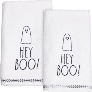 Rae Dunn Toallas de mano, toalla de mano decorativa bordada para cocina y baño, 100% algodón, altamente absorbente, paquete de 2, 16 x 26 pulgadas, Rae Dunn Toallas de mano, toalla de mano decorativa bordada para cocina y baño, 100% algodón, altamente absorbente, paquete de 2, 16 x 26 pulgadas,