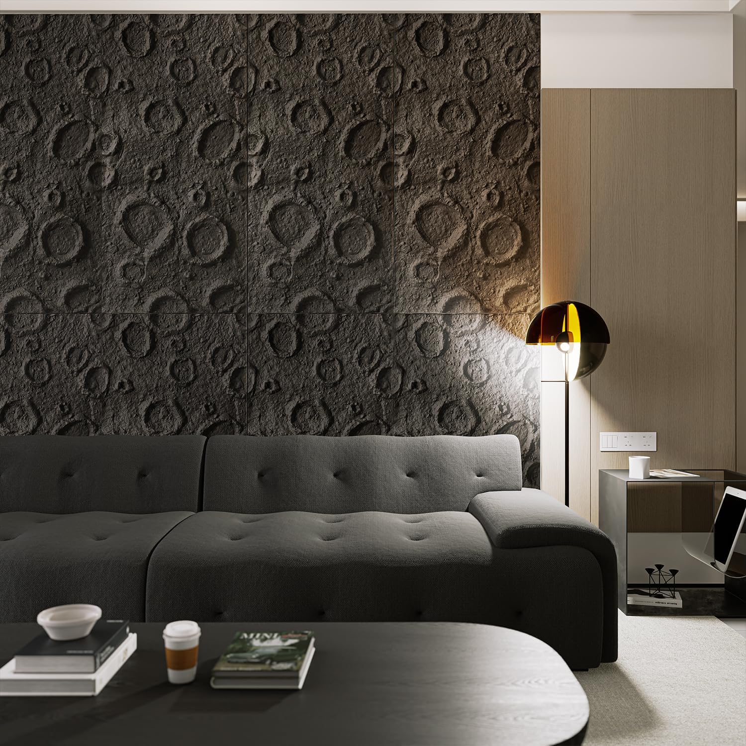Paneles de pared 3D de piedra sintética, impermeables, para decoración de pared, paneles de pared con aspecto de piedra para sala de estar, hotel,