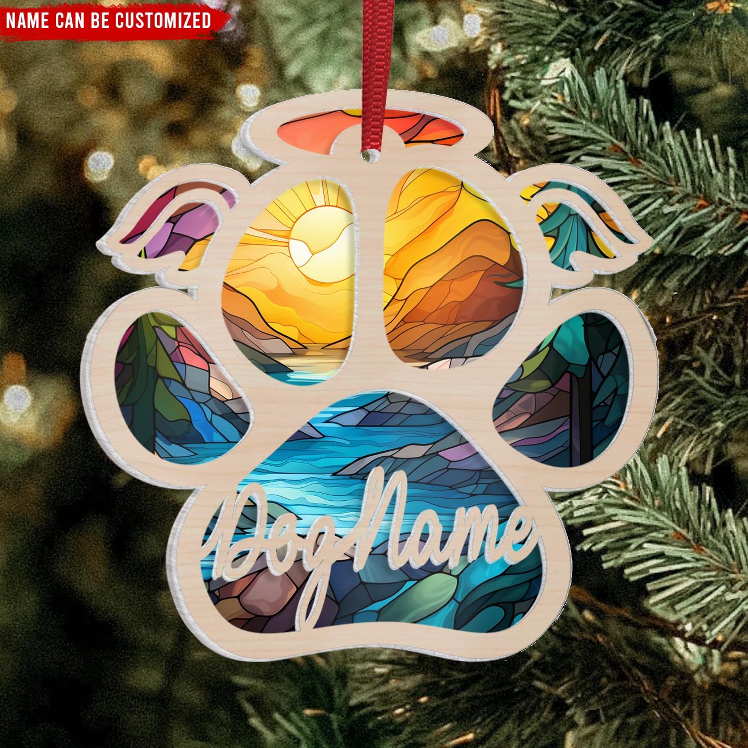 CustomizeAF Adornos conmemorativos personalizados para atrapasoles, regalos conmemorativos para perros por pérdida de perro, gato, en memoria de