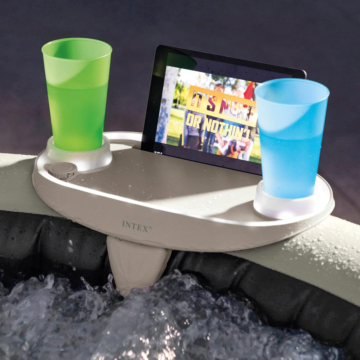 Intex Bandeja de spa con luz