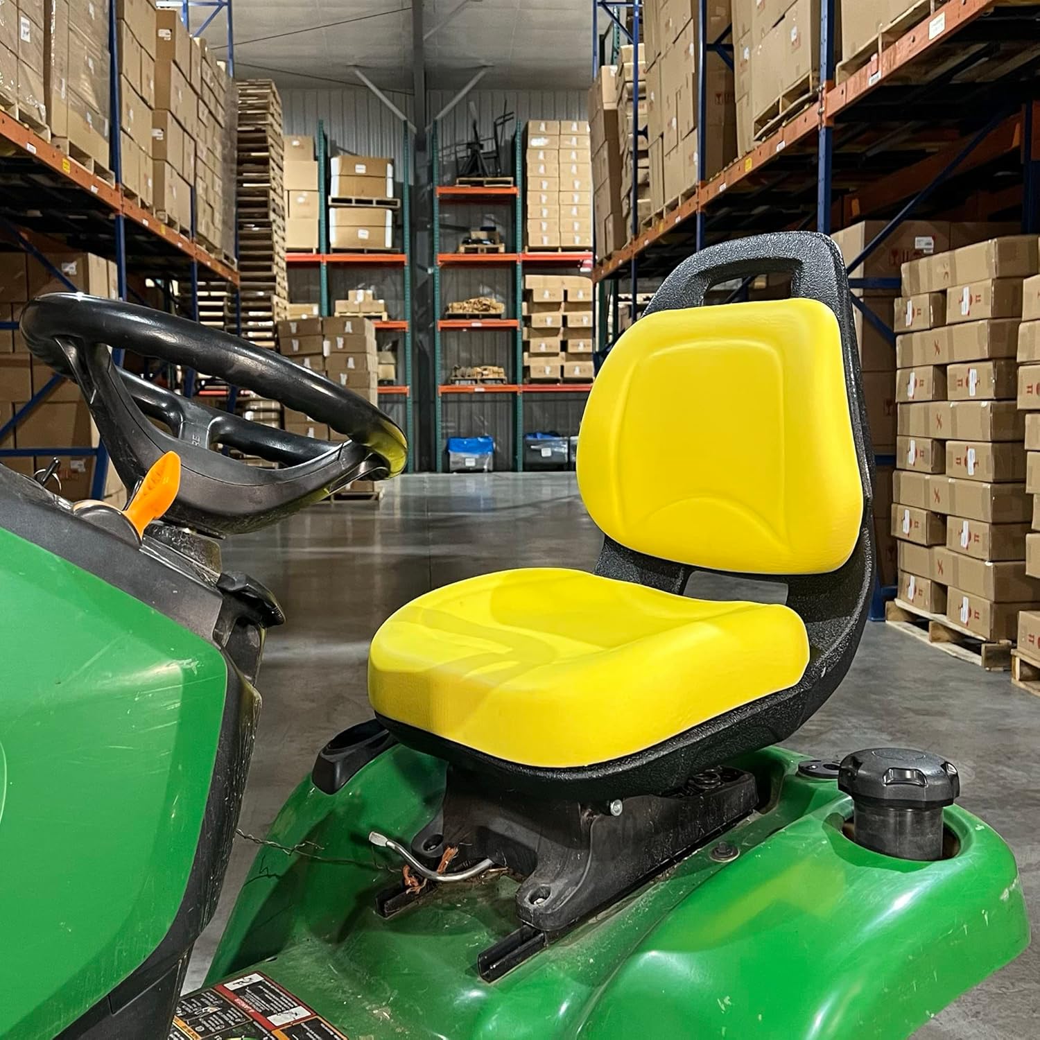 E-AM136400 Asiento de lujo amarillo para John Deere X500, X520, X534, X540