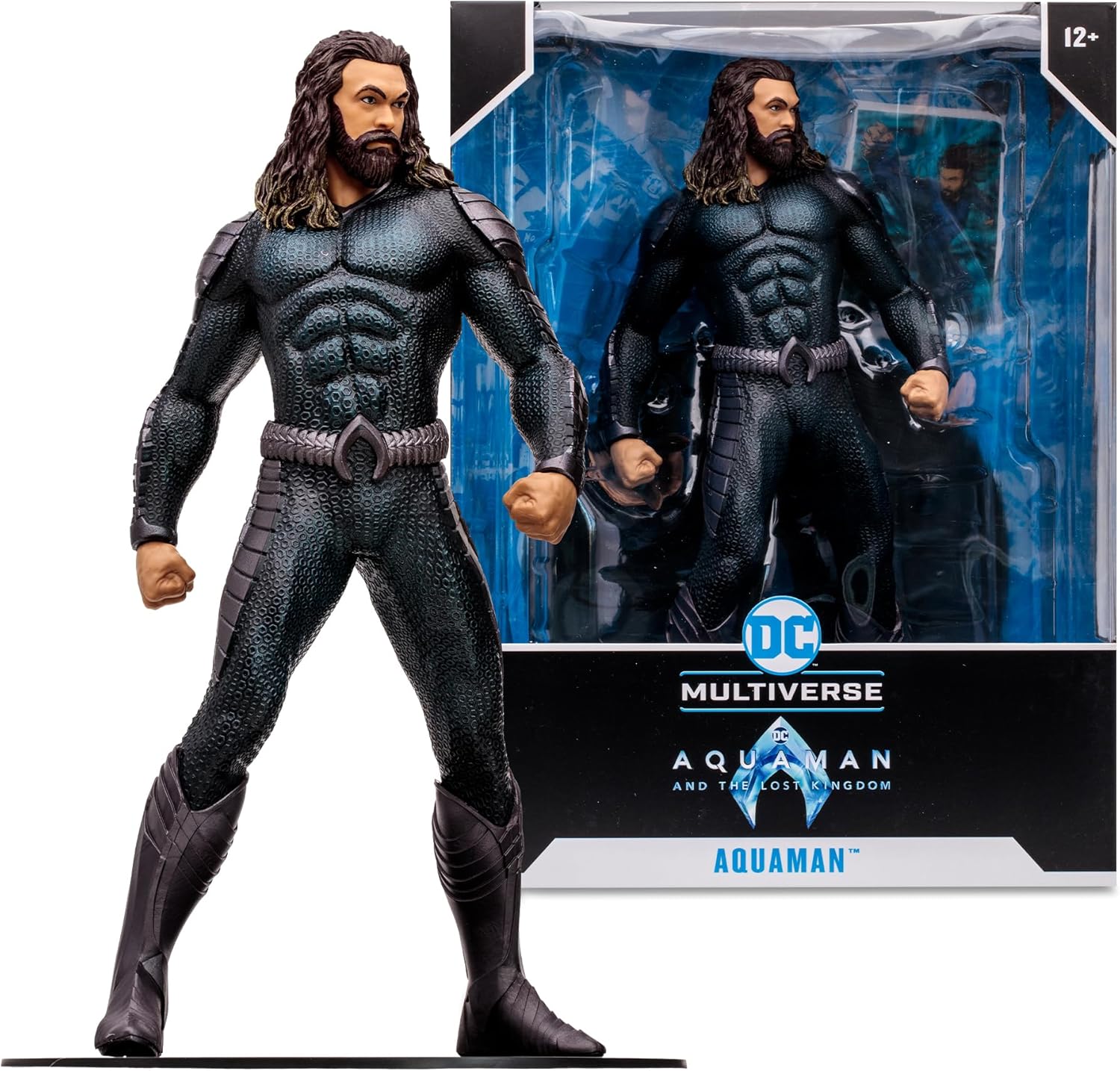 McFarlane Toys DC Multiverse – Aquaman 2 Movie – Aqua Man Stealth Suit 12″ Estatua de PVC