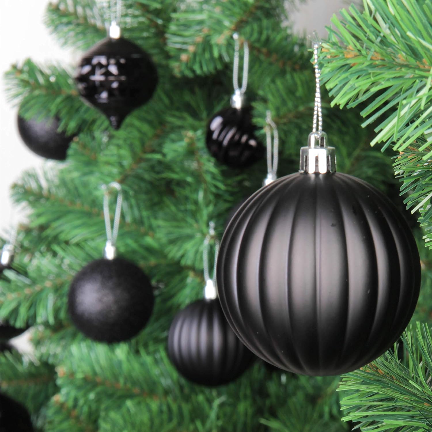 Jusdreen 31 esferas decorativas para árbol de Navidad, inastillables, esferas colgantes para árbol de Navidad, decoración para vacaciones, fiestas,