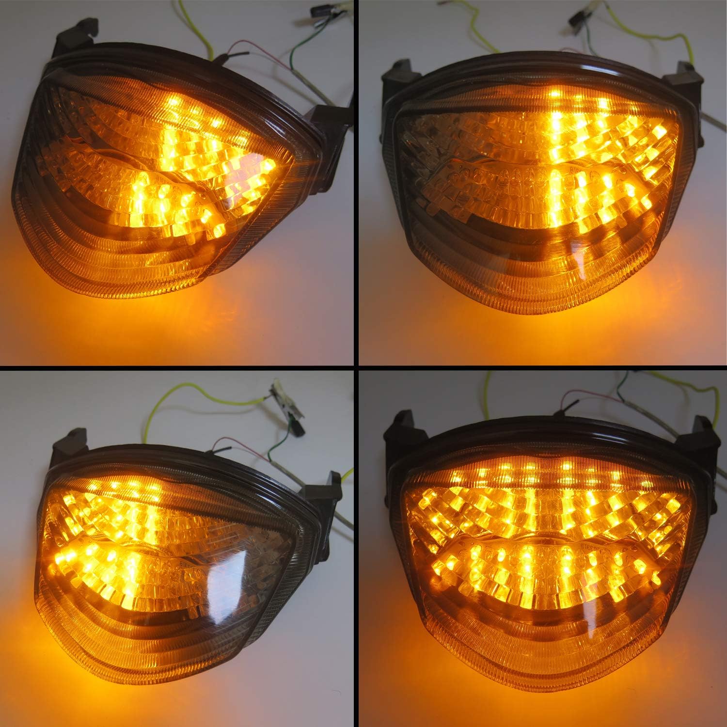 SMT – Luz de freno trasera LED compatible con motocicleta Suzuki GSXR 1000 SMOKE 2005-2006 B00XIRXOB4