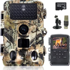 Cámara de rastreo de 24MP 1080P, cámara de juego con visión nocturna, tiempo de activación de 0.2 s, cámaras de caza impermeables con LCD de 2.0 Cámara de rastreo de 24MP 1080P, cámara de juego con visión nocturna, tiempo de activación de 0.2 s, cámaras de caza impermeables con LCD de 2.0