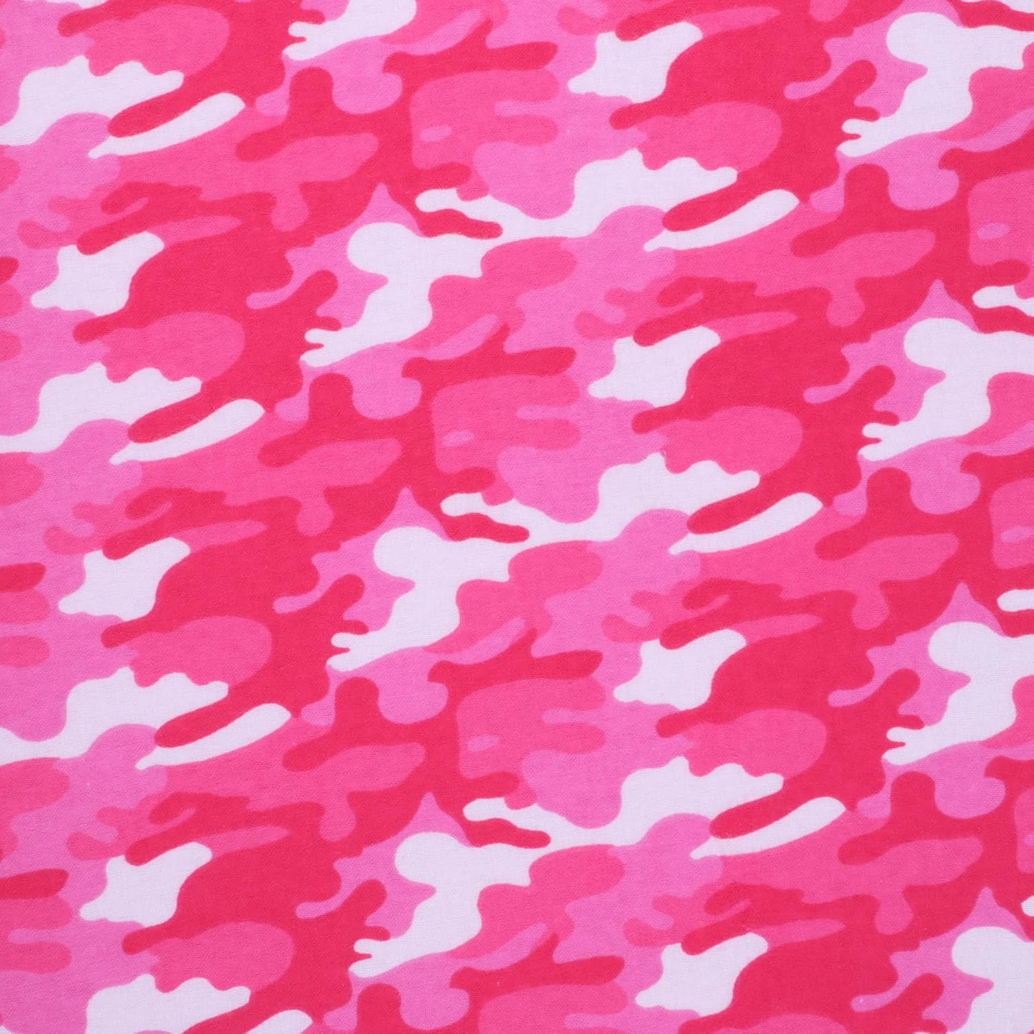 Mook Fabrics Flannel PRT Camo, corte rosa intenso por The Yard