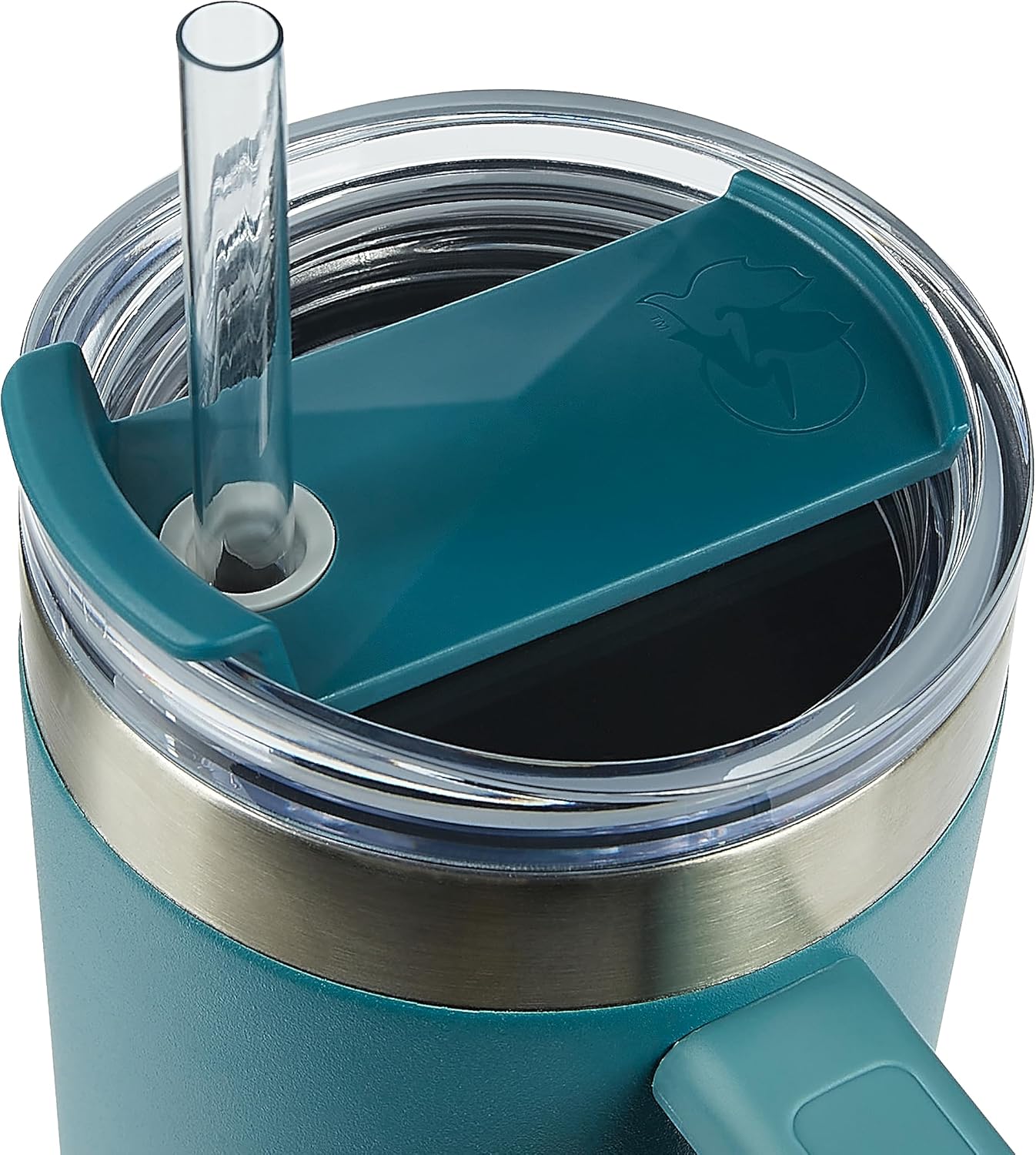 Pelican Hydration Pelican Porter – Vaso aislado al vacío de 40 onzas, acero inoxidable reciclado de doble pared de viaje con doble tapa, taza de