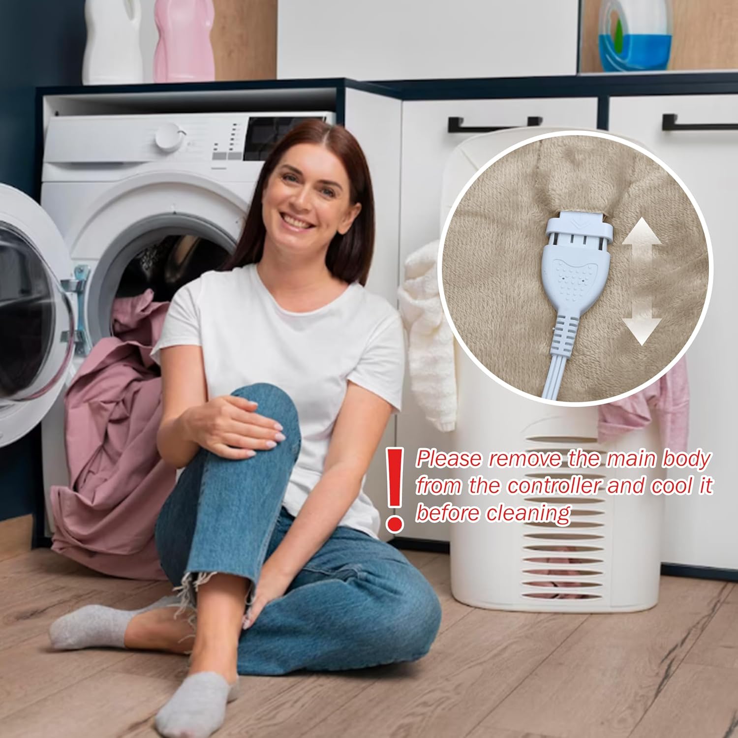 Mantas eléctricas de tamaño individual para cama, 84 x 90 pulgadas, tela de felpa suave, múltiples ajustes de calor, seguridad de 10 horas de