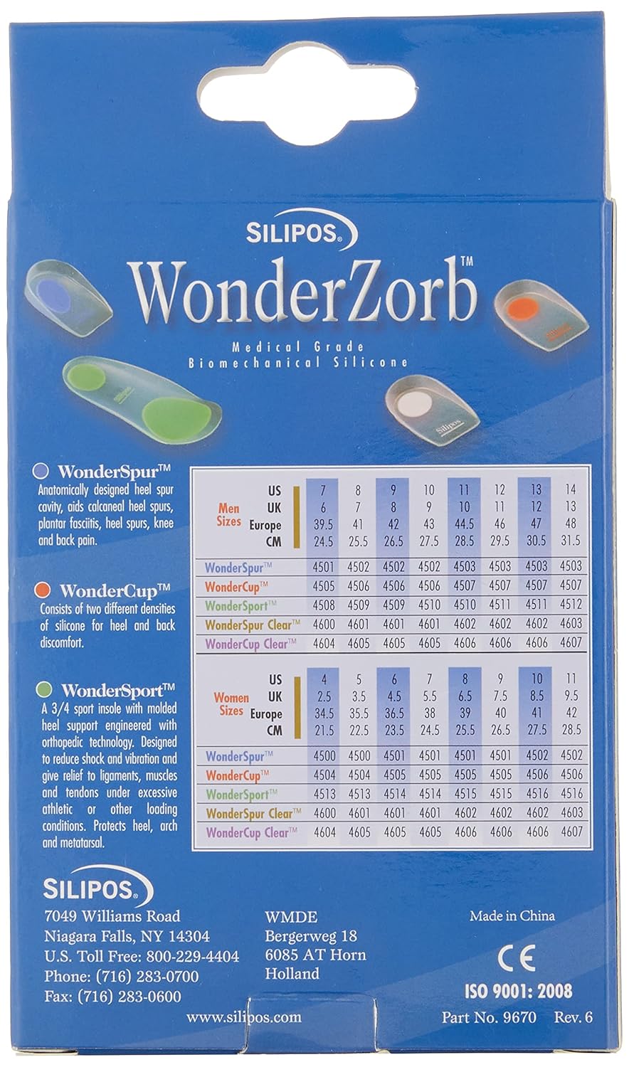 Wonder-Spur – Tacones de silicona suave con lunares azules, talla grande para zapatos de hombre 8-10, mujer 10-12