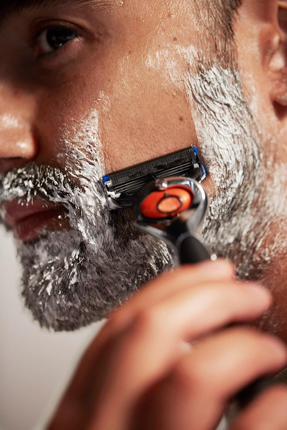 The Art of Shaving Juego de jabón de afeitar, repuesto de jabón de afeitar con cuenco de afeitar de madera, protege contra la irritación, lavanda,