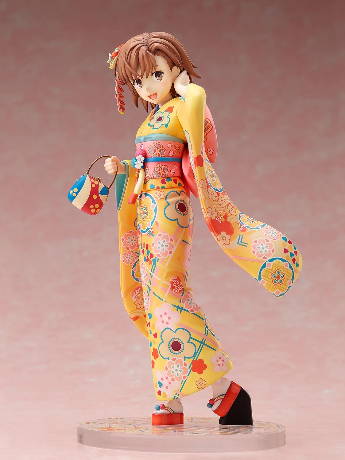 Furyu A Certain Scientific Railgun T Mikoto Mikasa (Furisode Version) Figura de PVC a escala 17, multicolor, 8 pulgadas