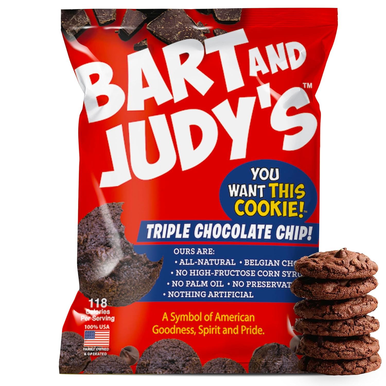 Bart & Judy’s Bakery – Estas son las galletas con chispas de chocolate que has estado deseando, bondad casera para deliciosos aperitivos,