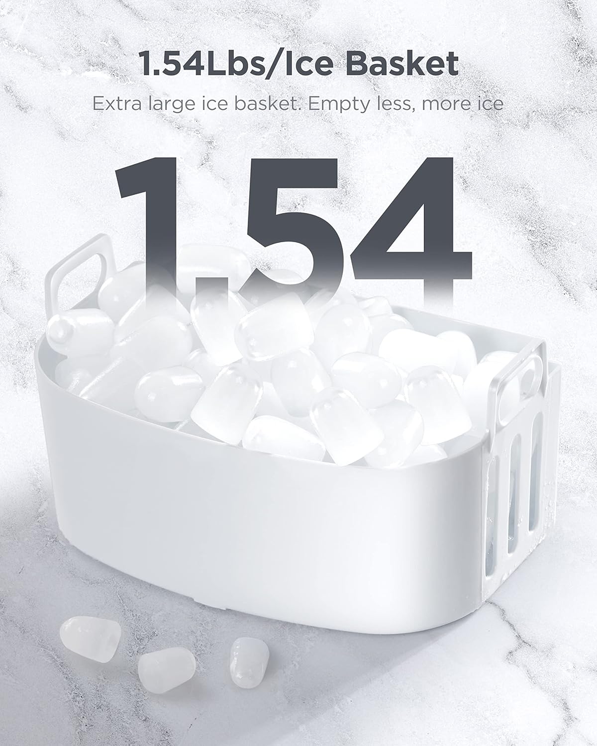Silonn Máquina para hacer hielo, 26 libras en 24 horas, 9 cubos listos en 6 minutos, máquina de hielo autolimpiable, máquina de hielo portátil