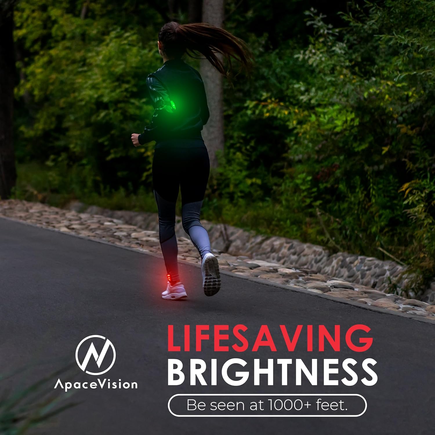 Luz LED de seguridad (2unidades) + Bonos gratis  Clip de luces de luz estroboscópica corriente para corredores, Perros, bicicleta, caminata los