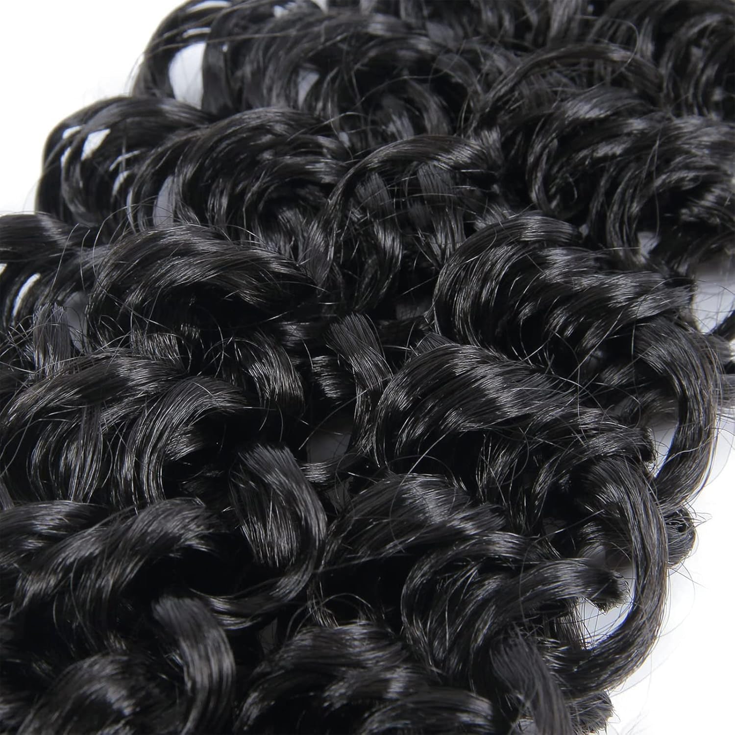 Paquete de 8 paquetes de cabello rizado de ganchillo GoGo, rizado para mujer, cabello trenzado de onda profunda, extensiones de cabello sintético